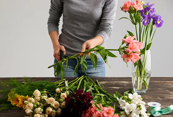 La conservation des fleurs coupees